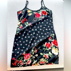 Y2K floral mini dress